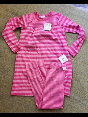 Hanna Andersson Girl's organic cotton outfit (140/10)